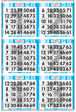 Multi Level Bingo Games | Frank Moran and Sons Bingo Supplies & Equipment