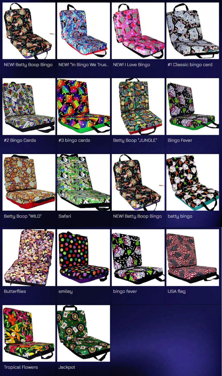 Cushions Frank Moran and Sons Bingo Supplies & Equipment