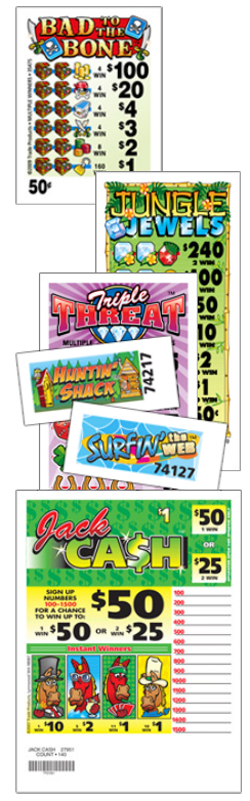 Pull tab lottery ticket suppliers new arrivals